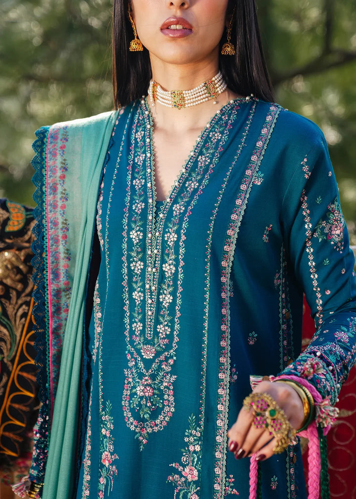 DHANAK 3PC EMBROIDERED HUSSAIN REHAR UNSTICHED ARTICLE BA-3071