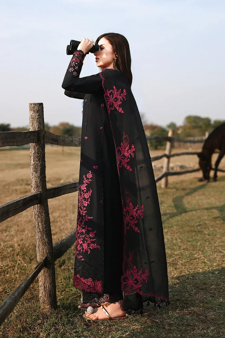 BAREEZE DHANAK 3PC CHICKENKARI EMBROIDERED UNSTICHED ARTICLE BA-310