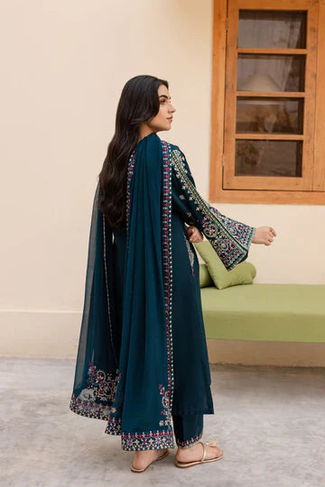 BATIK - 3PC Lawn Embroidered Suit - NE - ZS 5007