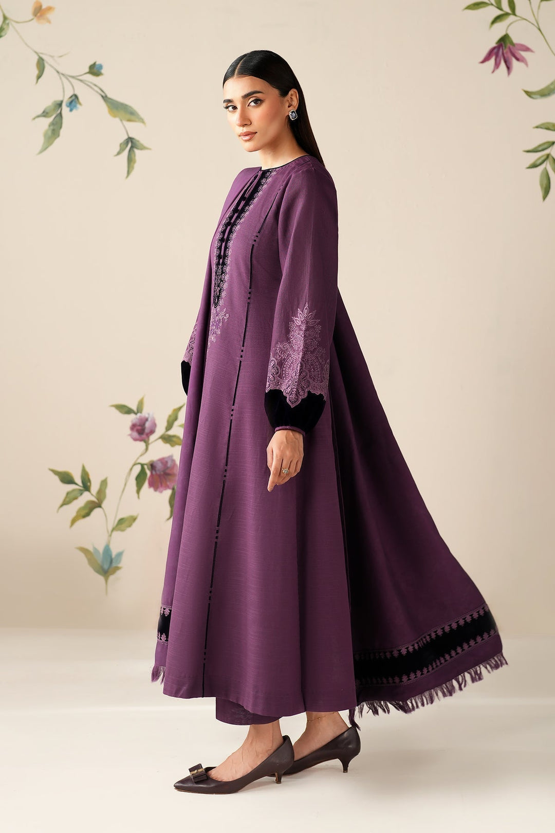 EMBROIDERED DHANAK PR-1890