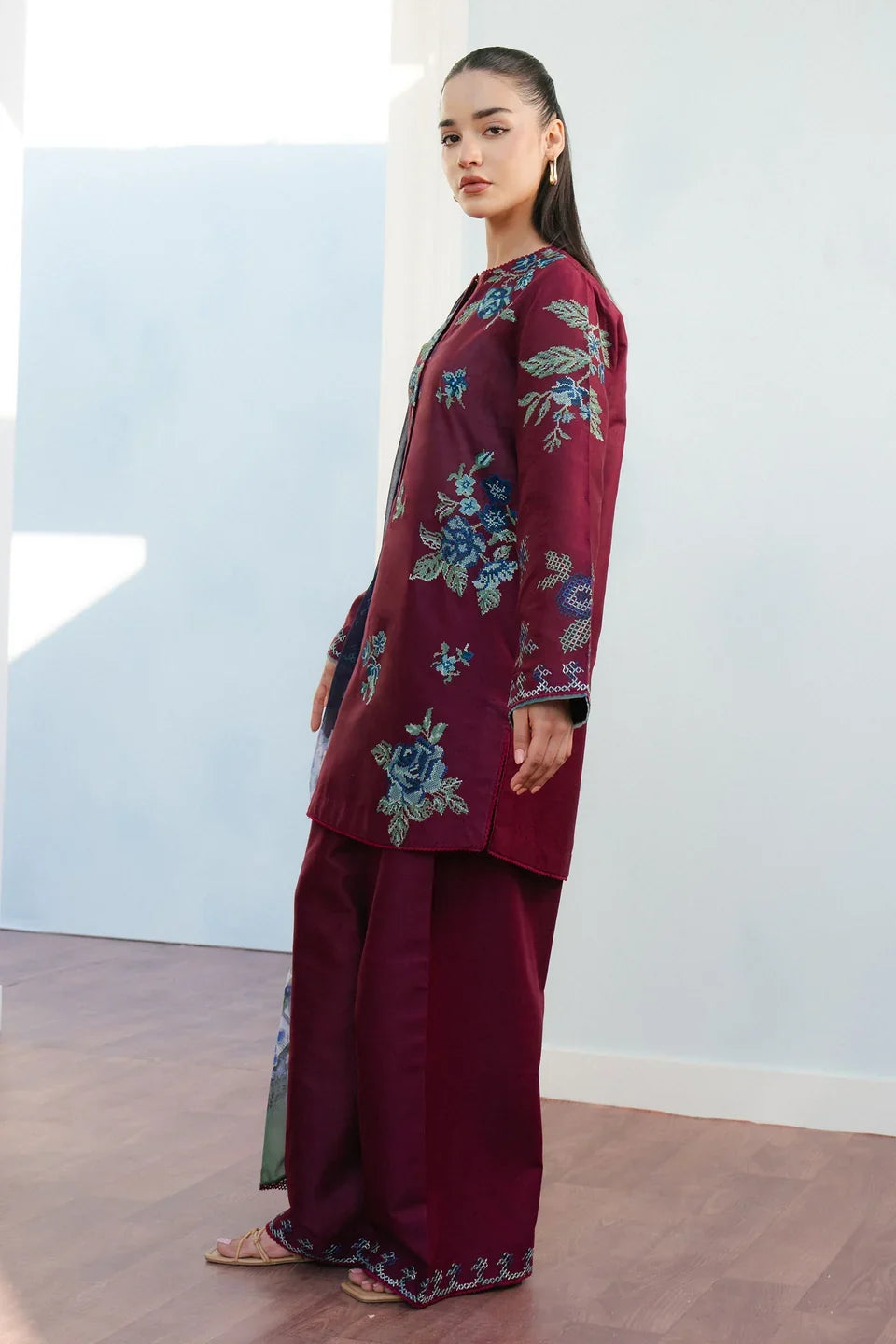 COCO DHANAK 3PC EMBROIDERED UNSTICHED ARTICLE BA-388