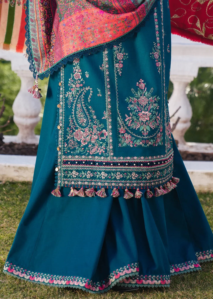 DHANAK 3PC EMBROIDERED HUSSAIN REHAR UNSTICHED ARTICLE BA-3071